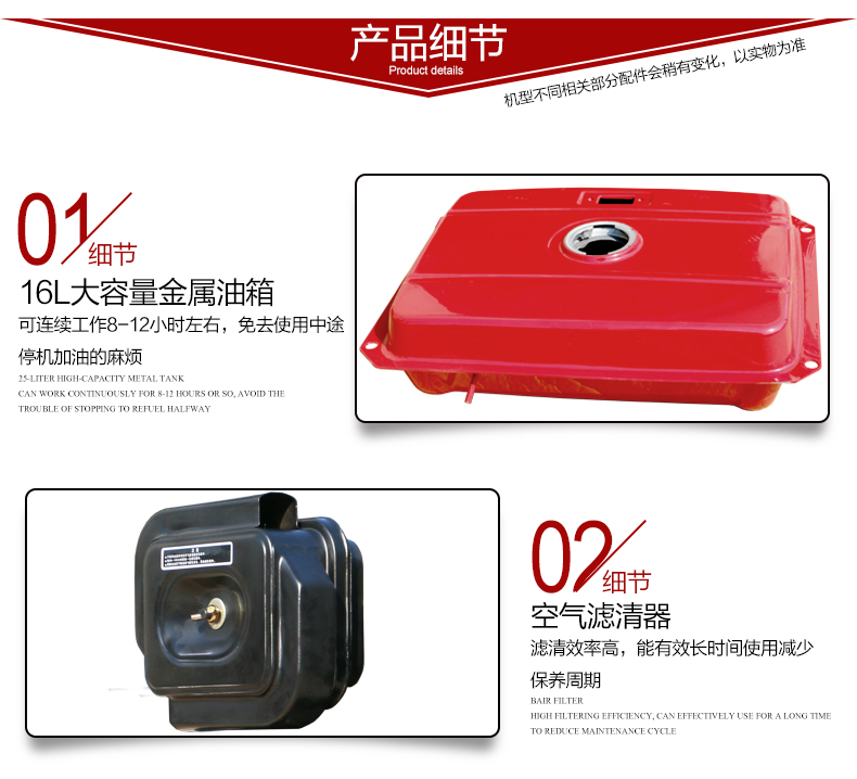 單三相6kw柴油發電機產品細節